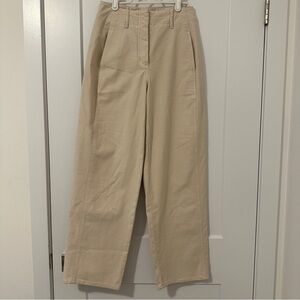 Aritzia Wilfred Free Cream Straight Leg High Waisted Jeans Size 0 Women’s